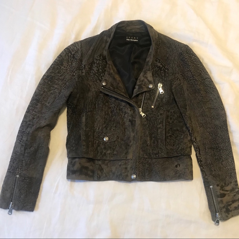 The Kooples Sport suede jacket